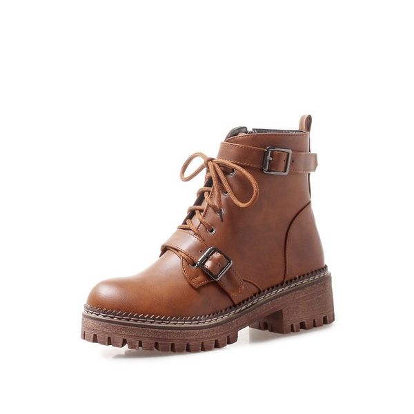 kalenmos biker boots women short plush buckle platform zip ankle boots block heel autumn winter shoes women footwear size 33-44, Black
kalenmos biker boots women short plush buckle platform zip ankle boots block heel autumn winter shoes women footwear size 33-44, Black