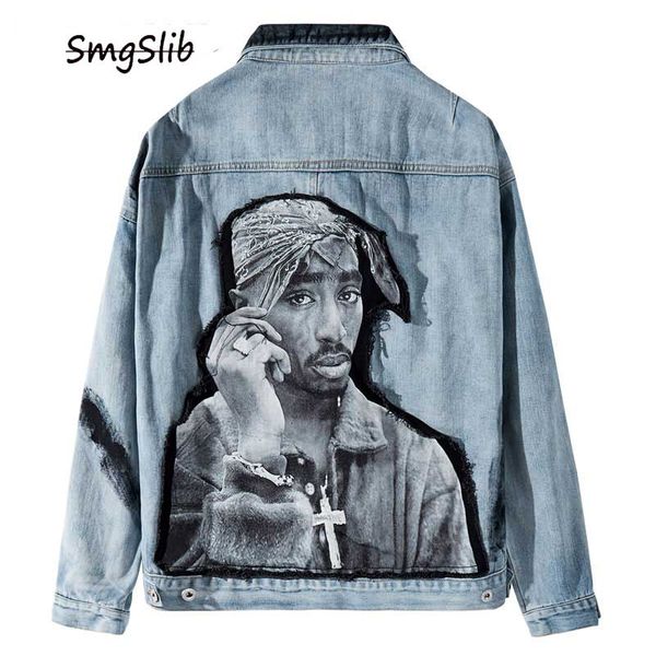 2020 hip hop rap rapper 2pac tupac shakur patchwork tie dye denim jacket hip hop casual denim jean coat streetwear outerwear, Black;brown
2020 hip hop rap rapper 2pac tupac shakur patchwork tie dye denim jacket hip hop casual denim jean coat streetwear outerwear, Black;brown