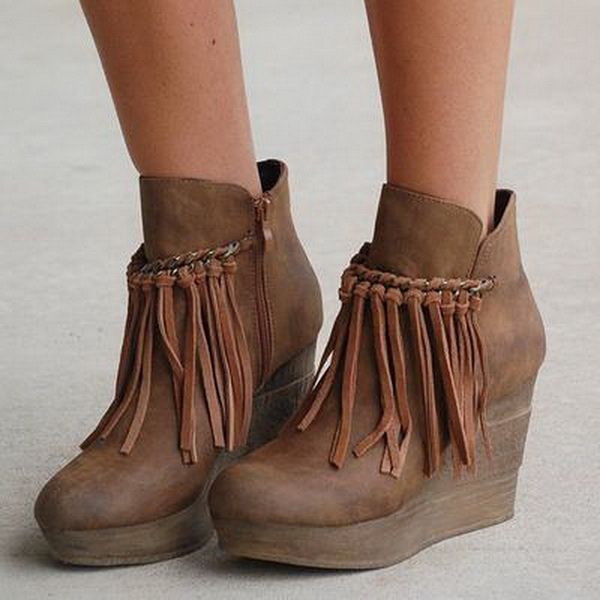 woman boots suede tassel ankle boots wedge women shoes autumn winter large size lace-up ladies booties mujer invierno, Black
woman boots suede tassel ankle boots wedge women shoes autumn winter large size lace-up ladies booties mujer invierno, Black