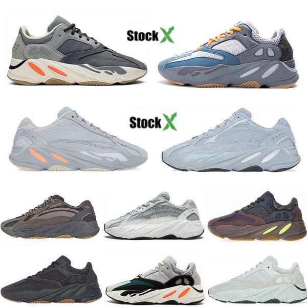 

2020 new 700 v2 wave runner inertia tephra solid grey utility black vanta runing shoes men designer shoes women static sneakers eur 36-45