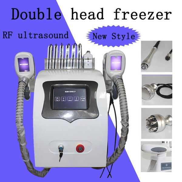 2019 slimming machine fat ing weight loss 2 cryo handles can work together cryo handle ce