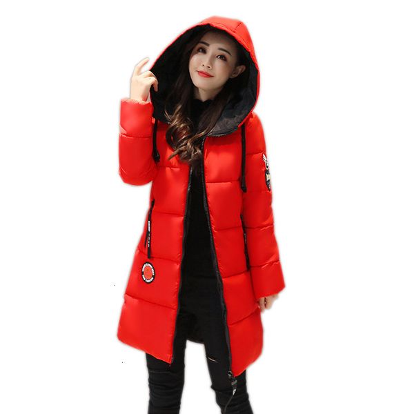 women long korean version of the winter thick hooded long-sleeved warm slim fashion cotton jacket large size women's coat, Black
women long korean version of the winter thick hooded long-sleeved warm slim fashion cotton jacket large size women's coat, Black