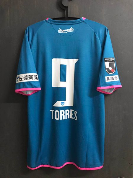 19 japan j league sagan tosu fernando jose torres t shirt, White;black
19 japan j league sagan tosu fernando jose torres t shirt, White;black