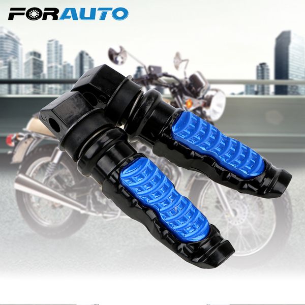 

1pair rear passenger foot pegs motorcycle pedals footrest aluminum universal scooter foot-peg motorbike pedal modification