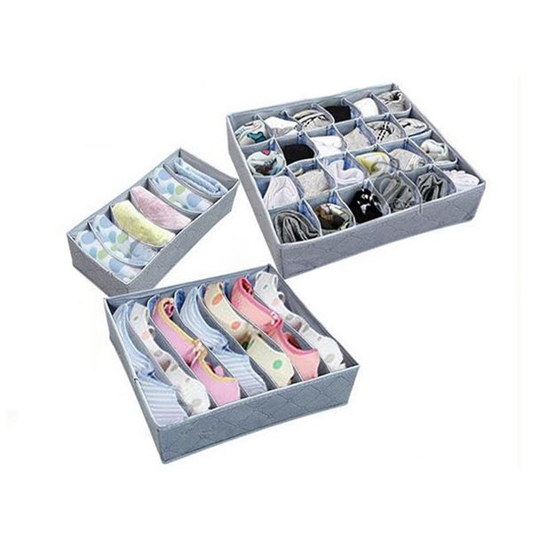 1 pc underwear bra organizer storage box 3 sizes grey drawer closet organizers boxes for underwear scarf socks organiser
1 pc underwear bra organizer storage box 3 sizes grey drawer closet organizers boxes for underwear scarf socks organiser