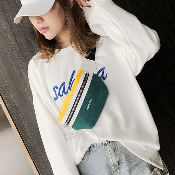 waist bag women new canvas leisure panelled bags for girls letter bum bag packs fashion chest crossbody belt g
waist bag women new canvas leisure panelled bags for girls letter bum bag packs fashion chest crossbody belt g