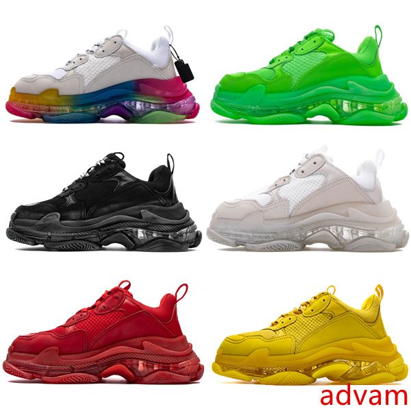 2020 paris triple s clear sole green white crystal bottom mens designer low platform sneakers vintage women sports luxury dad casual shoes
2020 paris triple s clear sole green white crystal bottom mens designer low platform sneakers vintage women sports luxury dad casual shoes