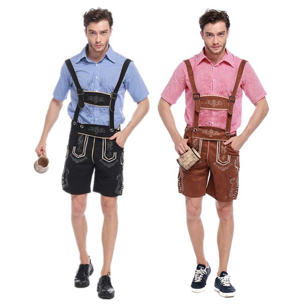man oktoberfest costumes lederhosen bavarian octoberfest beer festival cosplay beer men shirt suspender pants set, Black;red
man oktoberfest costumes lederhosen bavarian octoberfest beer festival cosplay beer men shirt suspender pants set, Black;red