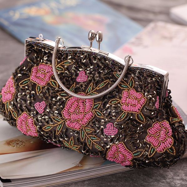 handmade vintage rose flower appliques wedding evening bag women beaded phone purse handbag ladies chain floral shoulder bag
handmade vintage rose flower appliques wedding evening bag women beaded phone purse handbag ladies chain floral shoulder bag