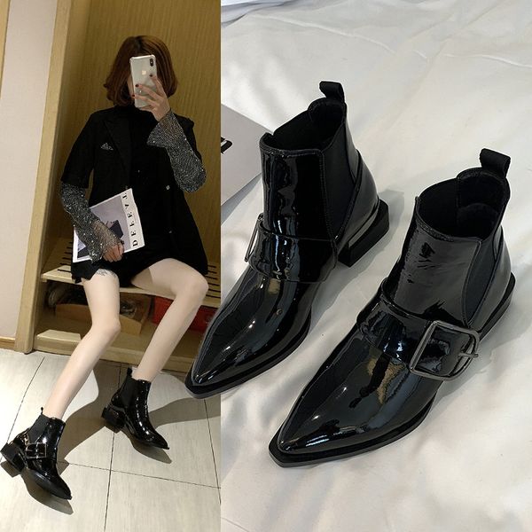 women's boots autumn pointe shoes winter footwear leather booties boots-women low heels booties luxury designer lace up pointy, Black
women's boots autumn pointe shoes winter footwear leather booties boots-women low heels booties luxury designer lace up pointy, Black