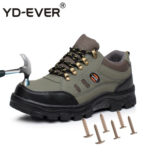 yd-ever work safety shoes men big size genuine leather outdoor safety boots for men toe protective footwear, Black
yd-ever work safety shoes men big size genuine leather outdoor safety boots for men toe protective footwear, Black