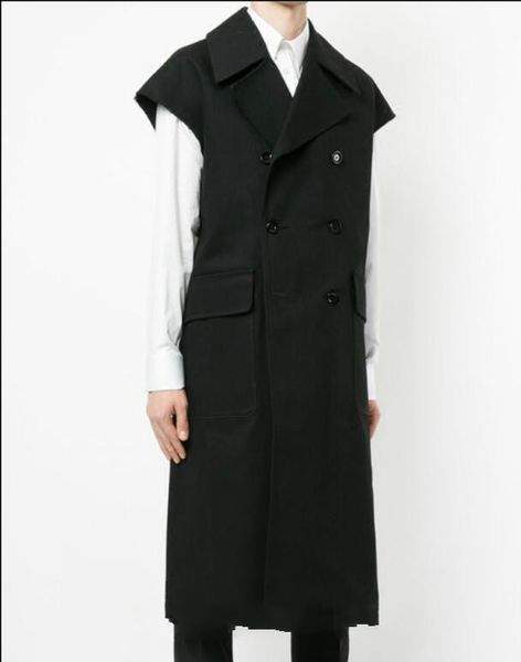 men's trench coats s~5xl 2021 clothing plus size gd youth long suit sleeveless leisure coat loose windbreaker style vest singer costeme, Tan;black
men's trench coats s~5xl 2021 clothing plus size gd youth long suit sleeveless leisure coat loose windbreaker style vest singer costeme, Tan;black