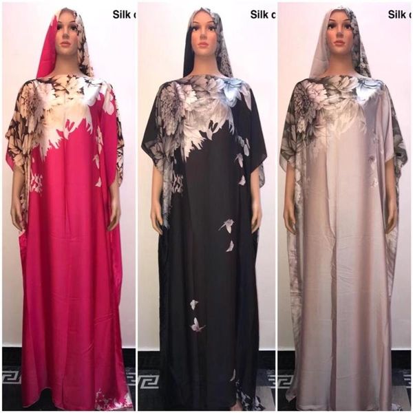 ethnic clothing fashionable silk printed european women long dress size 145cm length*100 cm width african, Red
ethnic clothing fashionable silk printed european women long dress size 145cm length*100 cm width african, Red