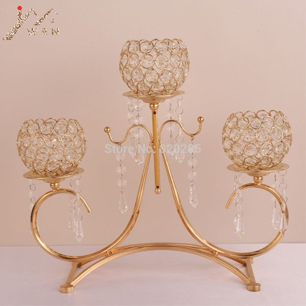 crystal candle holders gold 3-arms metal candelabra with pendants candlestick table home decoration for wedding centerpiece
crystal candle holders gold 3-arms metal candelabra with pendants candlestick table home decoration for wedding centerpiece