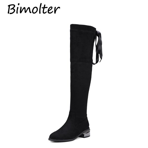 bimolter 2018 new ladies square low heel women over the knee boots flock black pointed toe ribbon boots size 32-43 paea024
bimolter 2018 new ladies square low heel women over the knee boots flock black pointed toe ribbon boots size 32-43 paea024