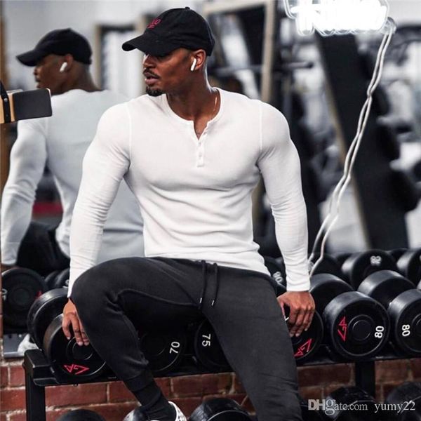 mens designer solid sports spring autumn crew neck long sleeve tshirts casual slim mens tees, White;black
mens designer solid sports spring autumn crew neck long sleeve tshirts casual slim mens tees, White;black