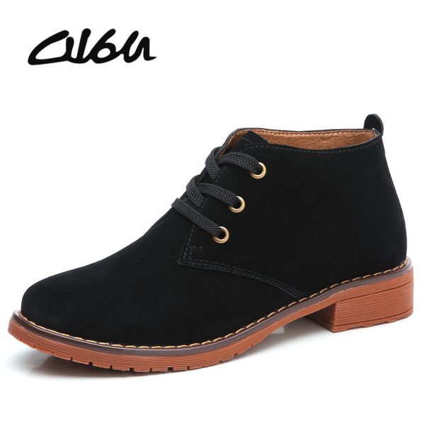 o16u winter ankle boots women shoes leather suede lace up round toe snow boots ladies plush short boot flat heel motorcycle, Black
o16u winter ankle boots women shoes leather suede lace up round toe snow boots ladies plush short boot flat heel motorcycle, Black