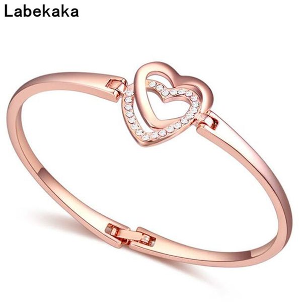 labekaka wedding party women jewelry fashion heart bangle austria crystals elegant bracelet bride party jewelry gifts, Black
labekaka wedding party women jewelry fashion heart bangle austria crystals elegant bracelet bride party jewelry gifts, Black