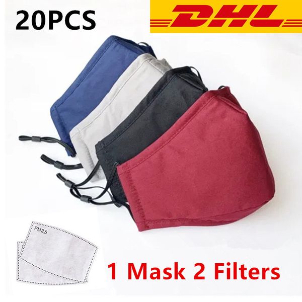 20pcs DHL Washable Cotton маска KN95 Luxury ткань Роты маски черных с 2 анти пыль воздушных фильтрами Защитного Велоспорт маска Reusableu Unisex
20pcs DHL Washable Cotton маска KN95 Luxury ткань Роты маски черных с 2 анти пыль воздушных фильтрами Защитного Велоспорт маска Reusableu Unisex