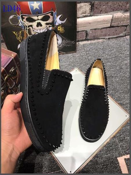 a11 new luxury bottom red bottoms studded spikes brand mens casual shoes men women party lover sports sneakers, Black
a11 new luxury bottom red bottoms studded spikes brand mens casual shoes men women party lover sports sneakers, Black