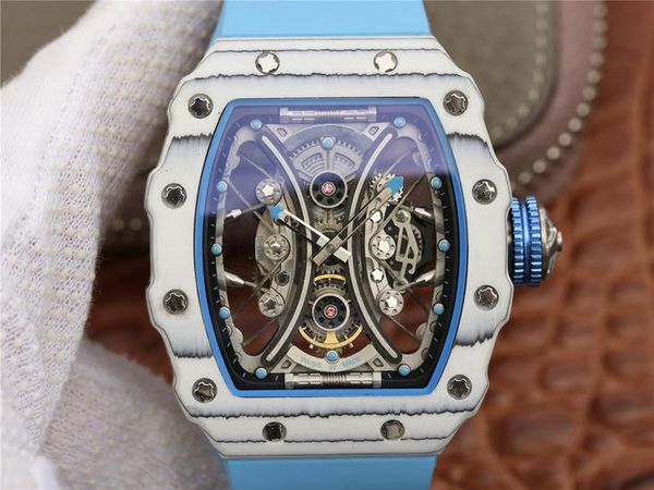 rm53-01-1 orologio di lusso suspension movement watches carbon fiber case men's watch silicone watchband waterproof sweat, Slivery;brown
rm53-01-1 orologio di lusso suspension movement watches carbon fiber case men's watch silicone watchband waterproof sweat, Slivery;brown