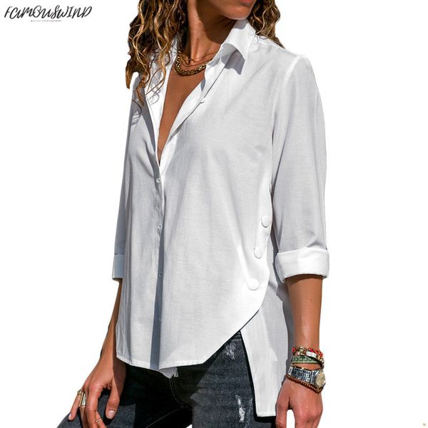 длинные женские топы с длинным рукавом blusas с отложным воротником твердые офисные блузки модные пуговицы с боковым разрезом повседневные б, White
длинные женские топы с длинным рукавом blusas с отложным воротником твердые офисные блузки модные пуговицы с боковым разрезом повседневные б, White