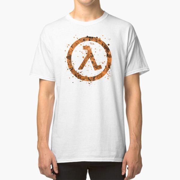 half life splatter t - shirt half life video game splat журчать оранжевый белый черный, White;black
half life splatter t - shirt half life video game splat журчать оранжевый белый черный, White;black