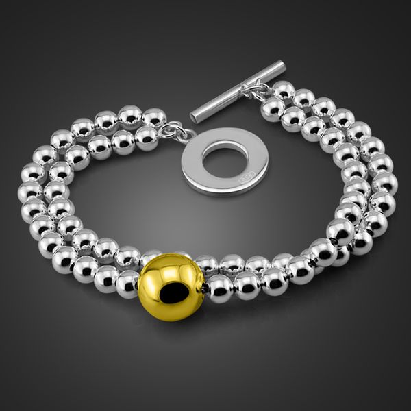 fashion personality double bracelet. solid 925 sterling silver woman bracelet.wholesale brand sterling silver jewelry, Black
fashion personality double bracelet. solid 925 sterling silver woman bracelet.wholesale brand sterling silver jewelry, Black