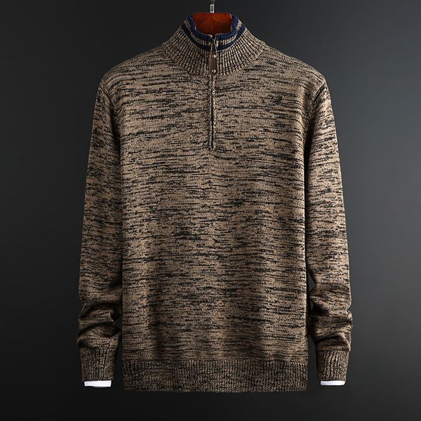 2019 new fashion brand sweater men's pullover half zip pullover slim fit jumpers knit autumn korean style casual mens clothes, White;black
2019 new fashion brand sweater men's pullover half zip pullover slim fit jumpers knit autumn korean style casual mens clothes, White;black