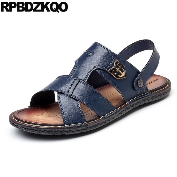 water beach waterproof 2019 men sandals leather summer toe loop strap slides black shoes fashion breathable blue slippers soft
water beach waterproof 2019 men sandals leather summer toe loop strap slides black shoes fashion breathable blue slippers soft