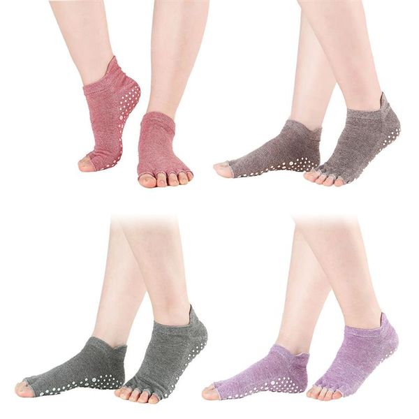 4pair anti-slip women yoga socks toeless half toe cotton with grip socks breathable soft for yoga pilates ballet barre, Black
4pair anti-slip women yoga socks toeless half toe cotton with grip socks breathable soft for yoga pilates ballet barre, Black