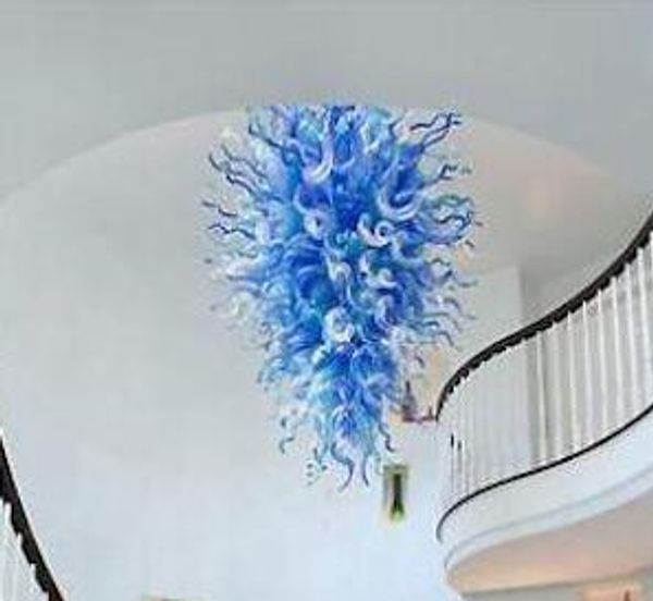 modern blue glass crystal chandelier light led staircase pendant lighting villa art decoration handmade blown galss large chandelier
modern blue glass crystal chandelier light led staircase pendant lighting villa art decoration handmade blown galss large chandelier
