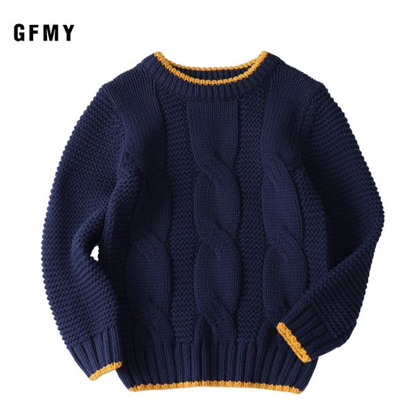 gfmy autumn winter fashion o-collar solid color sweater for boys cotton pullover sweater kids fashion outerwear 2-12t clothes, Blue
gfmy autumn winter fashion o-collar solid color sweater for boys cotton pullover sweater kids fashion outerwear 2-12t clothes, Blue