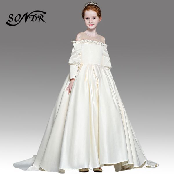 solid color kids party dress for wedding ht101 ruched pleat vestido primera comunion lace up train princess ball gowns for girls, Red;yellow
solid color kids party dress for wedding ht101 ruched pleat vestido primera comunion lace up train princess ball gowns for girls, Red;yellow