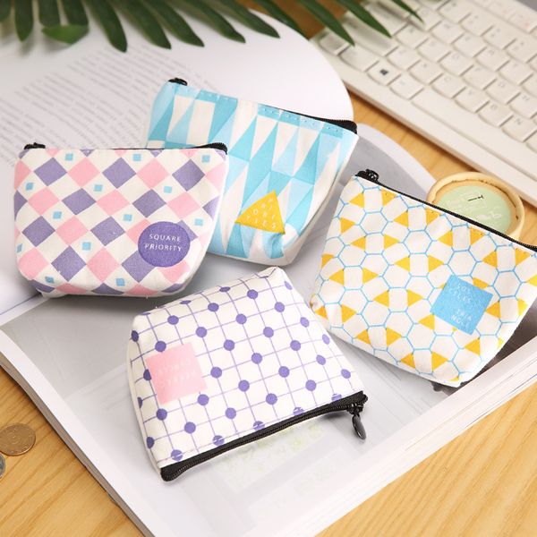 new style creative hipster geometry purse mini change storgage bag simple short women's wallet, Black
new style creative hipster geometry purse mini change storgage bag simple short women's wallet, Black