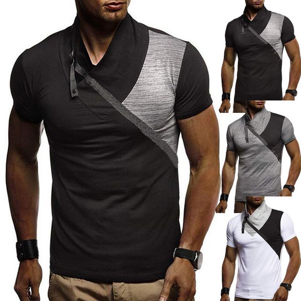 2020 summer heap collar joint collar men leisure t-shirt large size base shirt t, White;black
2020 summer heap collar joint collar men leisure t-shirt large size base shirt t, White;black