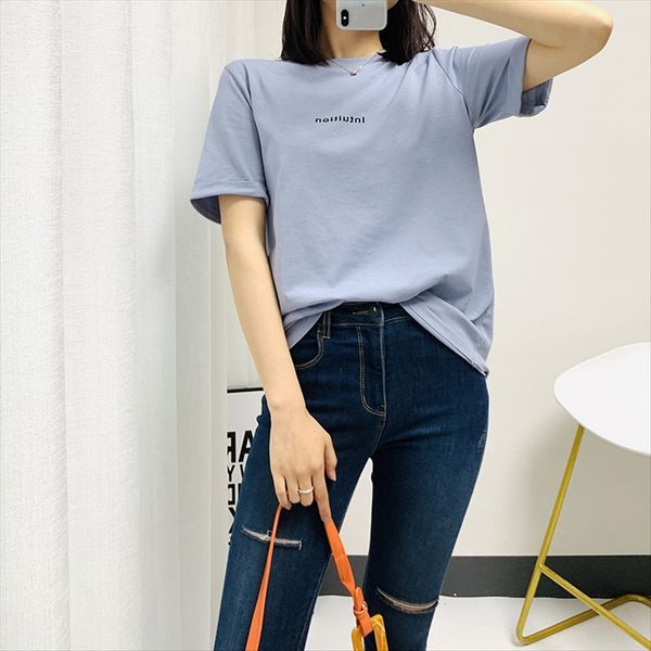 2020 simple letter color short-sleeved t-shirt fashionable loose slim versatile 2020 simple letter color short-sleeved t-shirt female fa, White
2020 simple letter color short-sleeved t-shirt fashionable loose slim versatile 2020 simple letter color short-sleeved t-shirt female fa, White