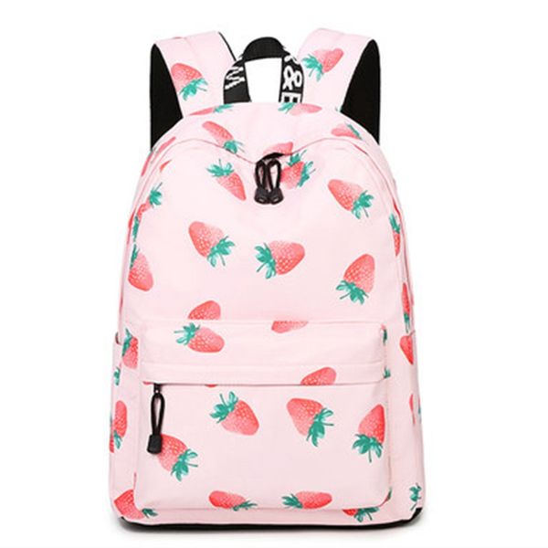 women waterproof backpacks fruit strawberry printing large school bags for girls bag rucksack school backpack
women waterproof backpacks fruit strawberry printing large school bags for girls bag rucksack school backpack