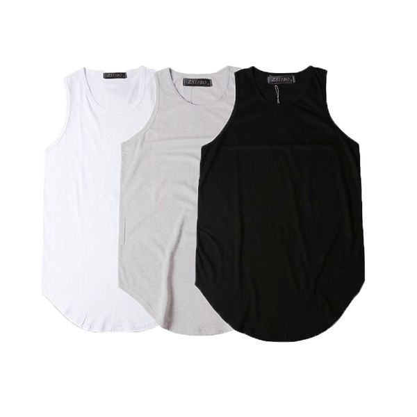 streetwear sleeveless summer extended swag tank men curved hem long line hip hop urban blank vest, White;black
streetwear sleeveless summer extended swag tank men curved hem long line hip hop urban blank vest, White;black