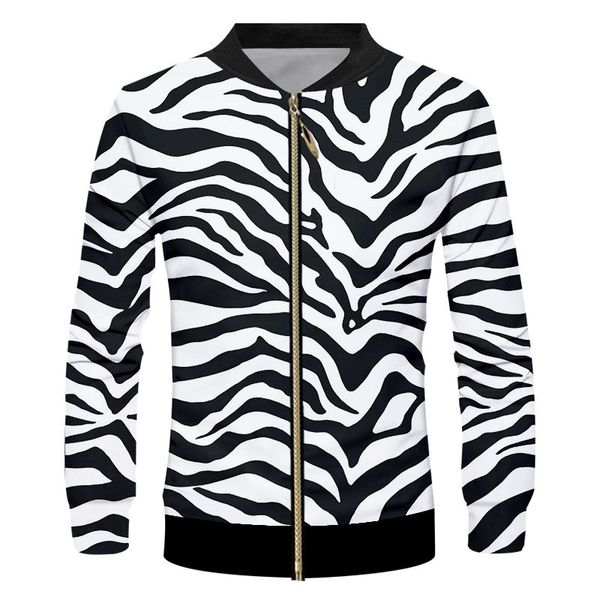 plus size s-7xl athletic oversize zipper jacket 3d zebra stripe print sportswear bomber jackets custom hip hop clothing, Black;brown
plus size s-7xl athletic oversize zipper jacket 3d zebra stripe print sportswear bomber jackets custom hip hop clothing, Black;brown
