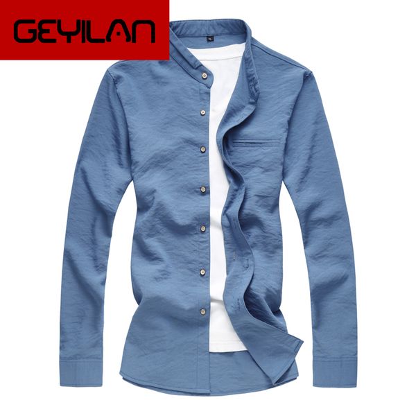 men clothes 2019 shirt men slim fit mens dress shirts male clothing brand stand collar solid plus size -6xl 7xl sa66, White;black
men clothes 2019 shirt men slim fit mens dress shirts male clothing brand stand collar solid plus size -6xl 7xl sa66, White;black