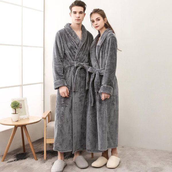 new men's winter lengthened bathrobe home clothes shawl long sleeved robe coat robe de chambre homme home clothes sleepwear, Black;brown
new men's winter lengthened bathrobe home clothes shawl long sleeved robe coat robe de chambre homme home clothes sleepwear, Black;brown