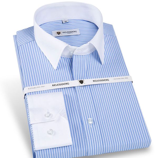 2020 new men's striped shirt long sleeve work social business dress shirt regular fit white collar 80% cotton smart casual, White;black
2020 new men's striped shirt long sleeve work social business dress shirt regular fit white collar 80% cotton smart casual, White;black