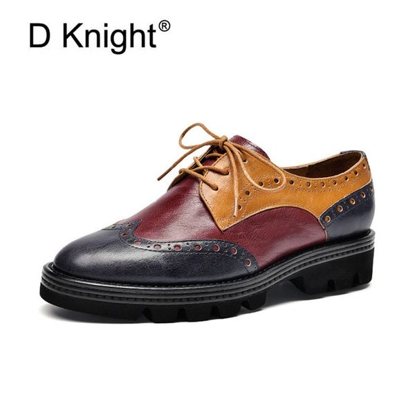 women genuine leather oxford shoes round toe mixed colors female flat oxfrod lace up lady brogues loafers casual shoes for women, Black
women genuine leather oxford shoes round toe mixed colors female flat oxfrod lace up lady brogues loafers casual shoes for women, Black