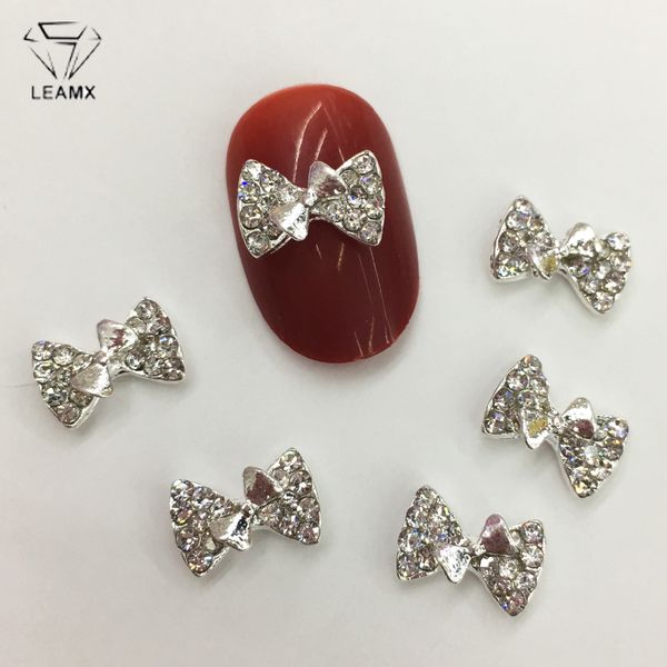 leamx 10 pcs/bag 3d bow tie silver metal charms shining rhinestone nails art decorations nail jewelry accessories nail tip l431, Silver;gold
leamx 10 pcs/bag 3d bow tie silver metal charms shining rhinestone nails art decorations nail jewelry accessories nail tip l431, Silver;gold