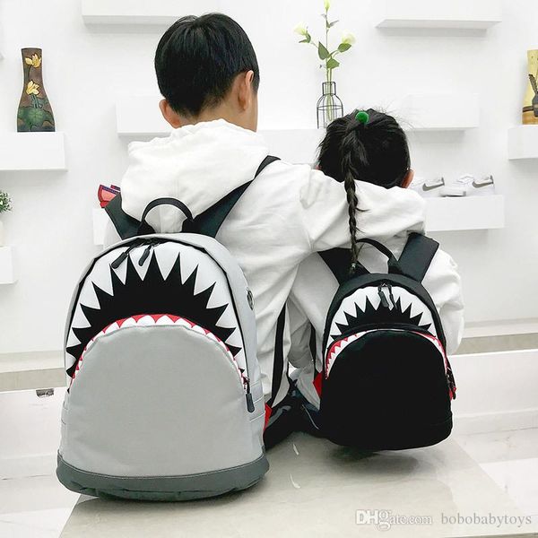 cool schoolbag big shark cartoon backpack black bookbags fashion primary school backpacks parent-child rucksack bagpack b42
cool schoolbag big shark cartoon backpack black bookbags fashion primary school backpacks parent-child rucksack bagpack b42