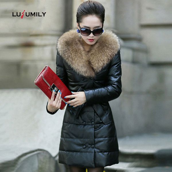 lusumily 2019 fur coat hooded fur collar sheep skin winter leather jackets natural leather long plus size 5xl cashmere motorcycl, Black
lusumily 2019 fur coat hooded fur collar sheep skin winter leather jackets natural leather long plus size 5xl cashmere motorcycl, Black