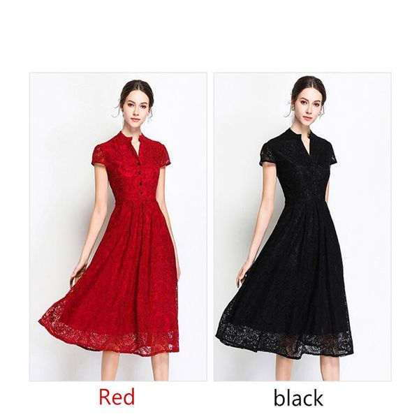 verano2019women work casual office party robe femme grande taille summer midi red flower lace dress vestido mujer dresses sexy, Black;gray
verano2019women work casual office party robe femme grande taille summer midi red flower lace dress vestido mujer dresses sexy, Black;gray