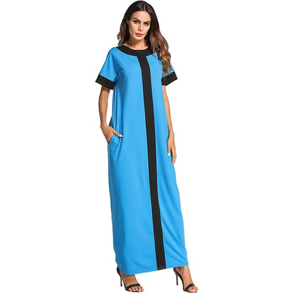 casual maxi dress full abaya summer shirt patchwork loose long robe gowns vestido muslim kimono middle east islamic clothing, Black;gray
casual maxi dress full abaya summer shirt patchwork loose long robe gowns vestido muslim kimono middle east islamic clothing, Black;gray