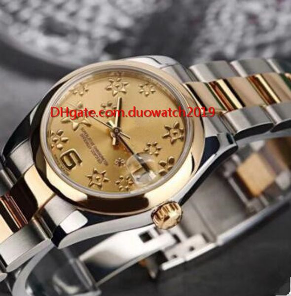 sell luxury folding mechanical ladies fashion watches 31 mm 178273 gold dial asian 2813 automatic mechanical two tone gold women's, Slivery;brown
sell luxury folding mechanical ladies fashion watches 31 mm 178273 gold dial asian 2813 automatic mechanical two tone gold women's, Slivery;brown